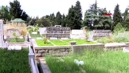 İstanbul'da mezarlar havadan görüntü -2