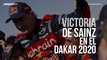 Rally Dakar 2020: Carlos Sainz y Lucas Cruz, grandes triunfadores