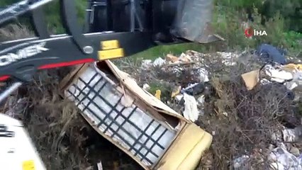 Ormandan Çıkan 65 Ton Çöp Görenleri Şok Etti