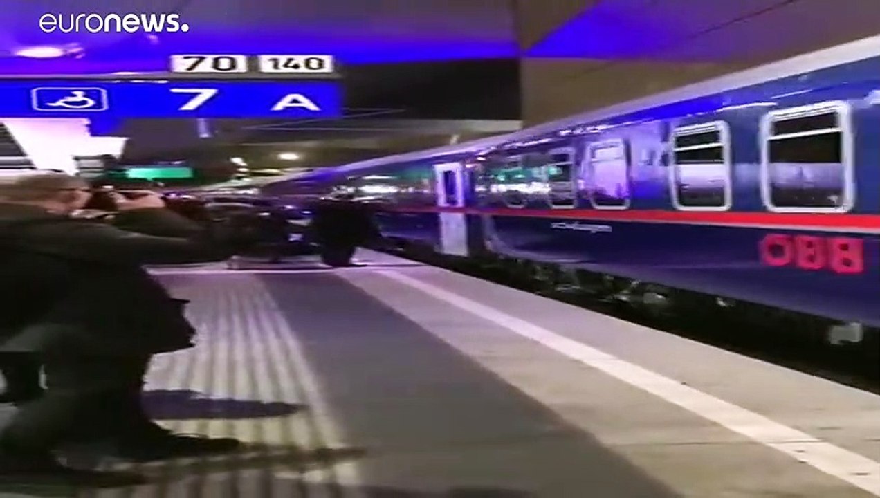 Comboio noturno liga Viena a Bruxelas
