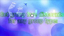 Get group fare discounts for any group type