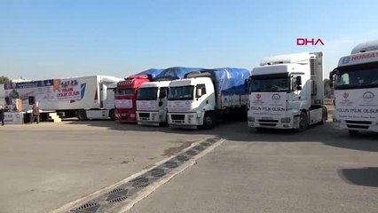 Mersin'den idlib'e yardım eli uzandı