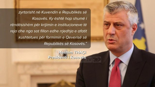 Thaçi fton sot Kurtin për t’i dorëzuar Dekretin Presidencial të Mandatarit