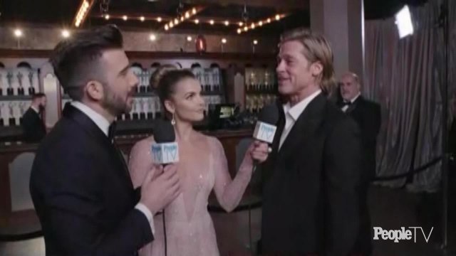 Brad Pitt Says Pal George Clooney Will 'Probably Send Roses' After His Screen Actors Guild Win