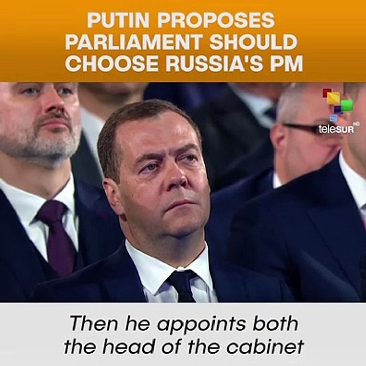 Putin Proposes Parliament Should Choose Russia's Pm