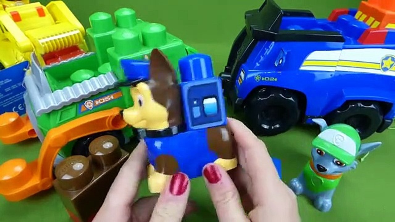 Paw Patrol IONIX Toys Chase Rubble Best Toddler Building Blocks Lookout Tower Playset Toys