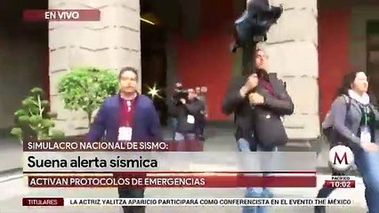 Suena la alerta sísmica en CDMX por macrosimulacro 2020