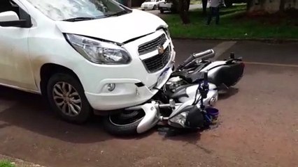 Jovem de 24 anos se fere em acidente no Bairro Brasília
