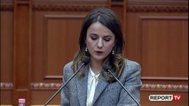 Report TV -Rudina Hajdari: Opozita e re i shërbeu vendit duke qendruar në Kuvend!