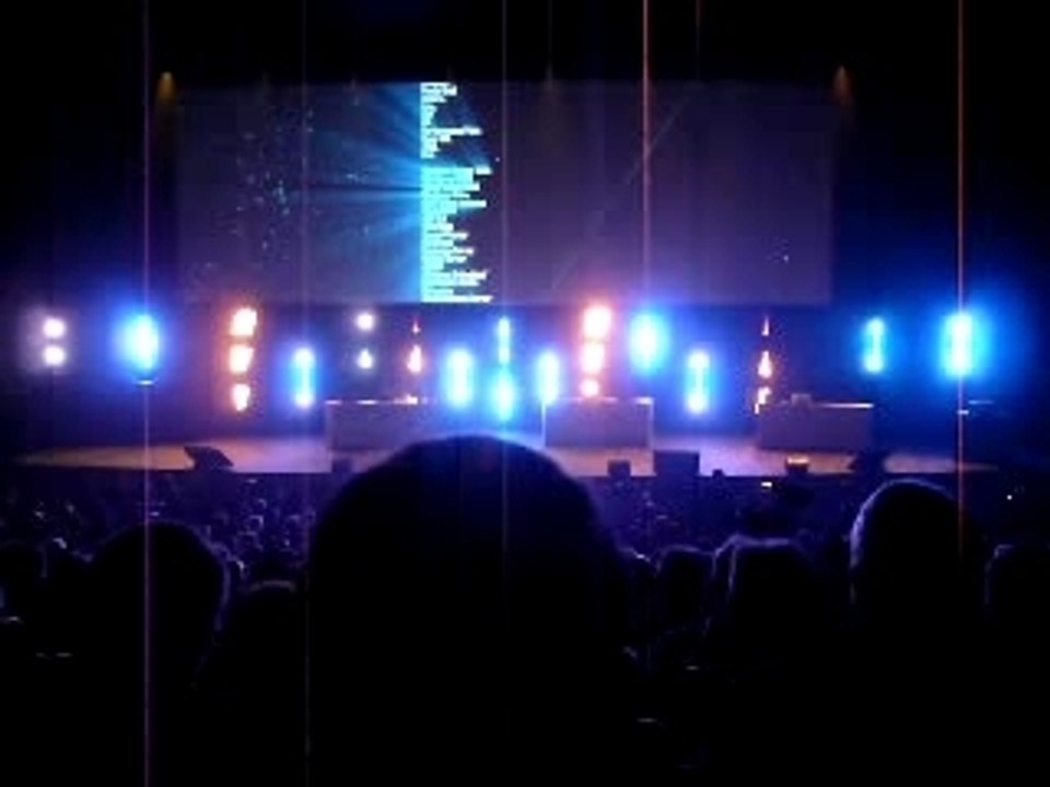 L'ouverture des TechDays 2008