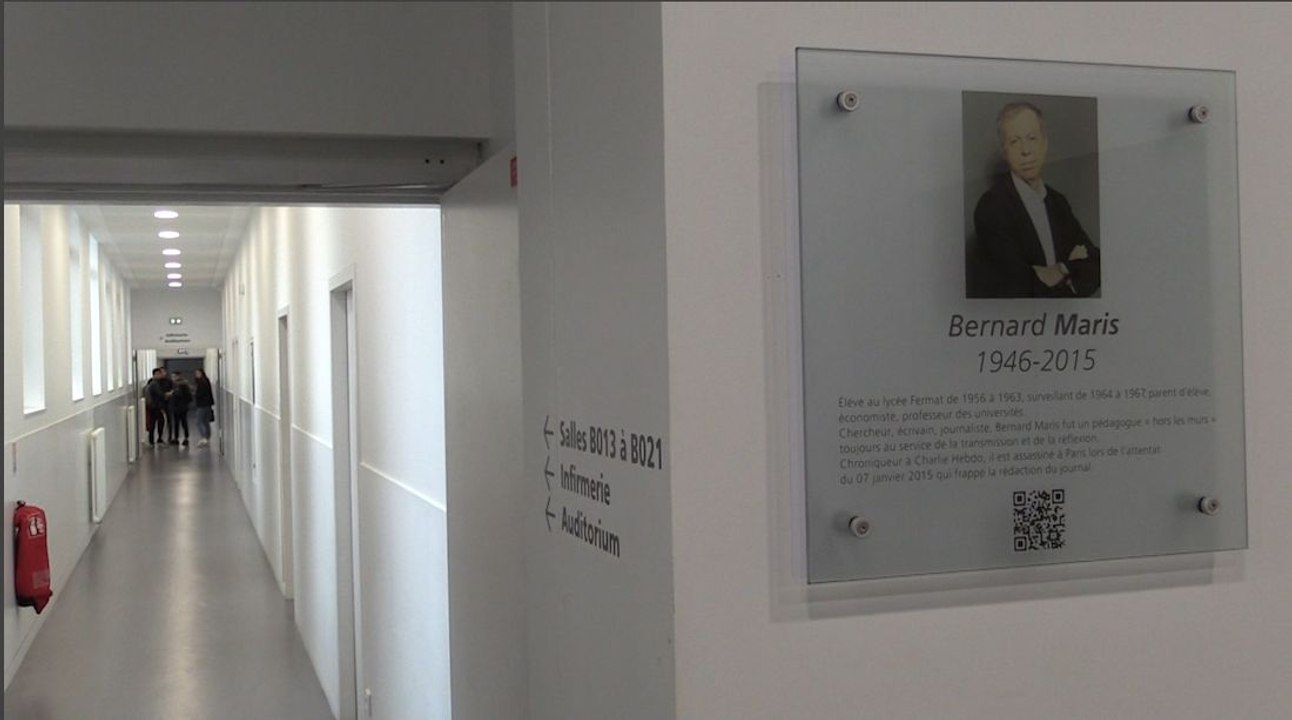 Le lycée Fermat baptise un des bâtiments du nom de Bernard Maris