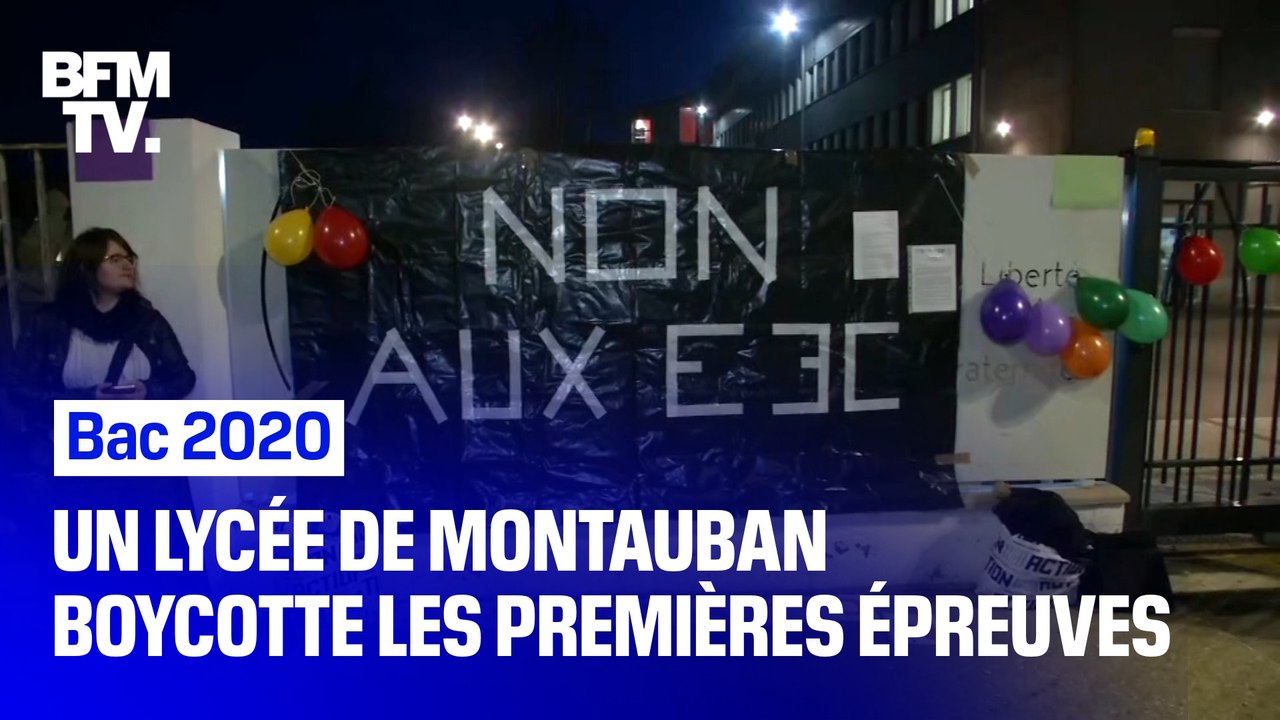 Environ 400 élèves et enseignants d'un lycée de...