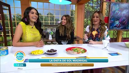 ¡Sol Madrigal nos comparte su dieta para mantenerse guapísima! | Venga La Alegría