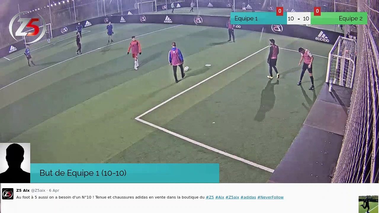But de Equipe 1 (10-10)