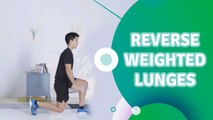 Reverse weighted lunges - Fit People