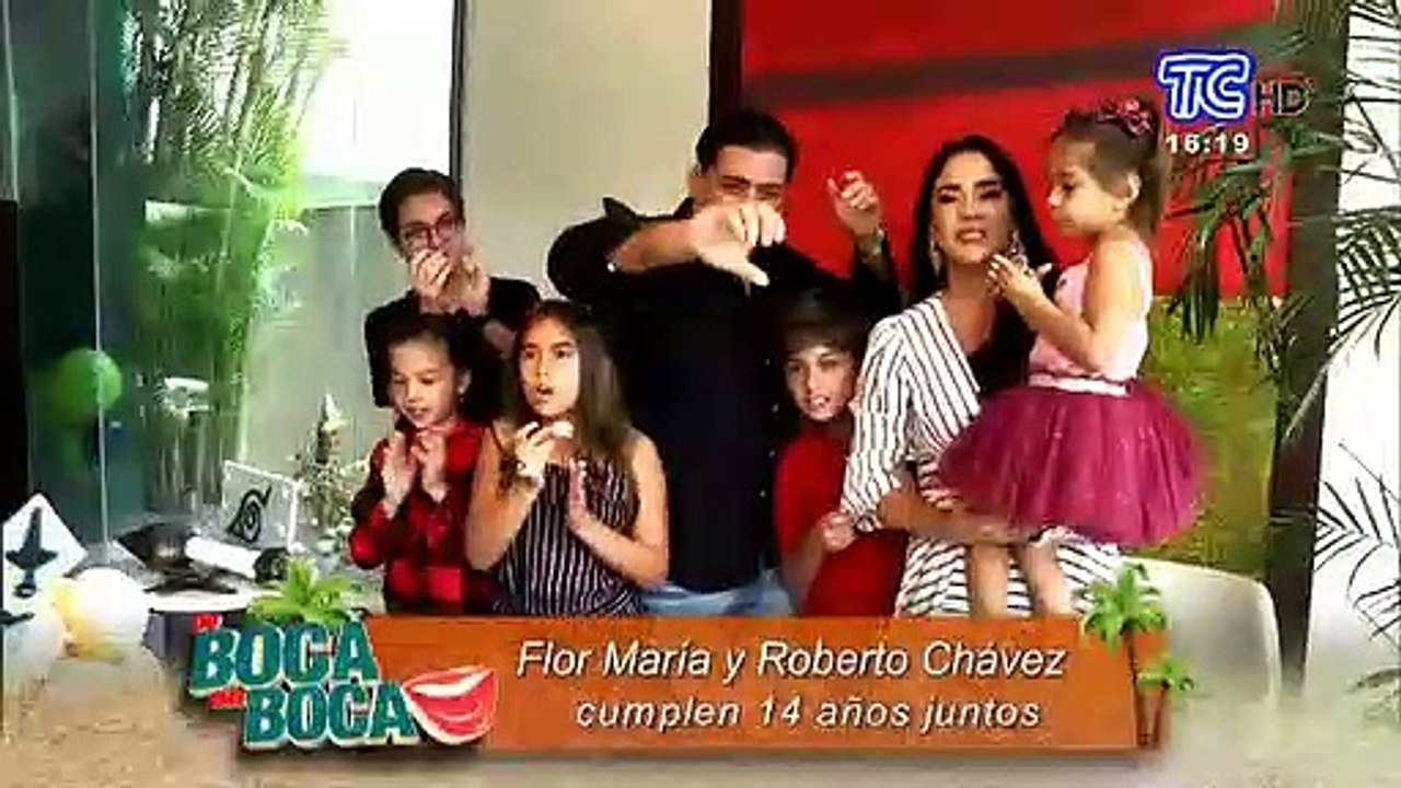 Flor María y Roberto Chávez cumplen 14 años juntos