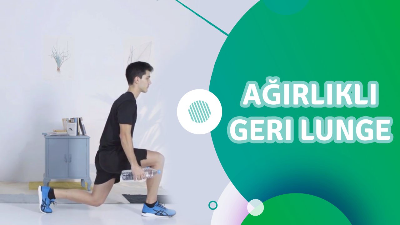 Ağırlıklı geri lunge - Sporcuyum