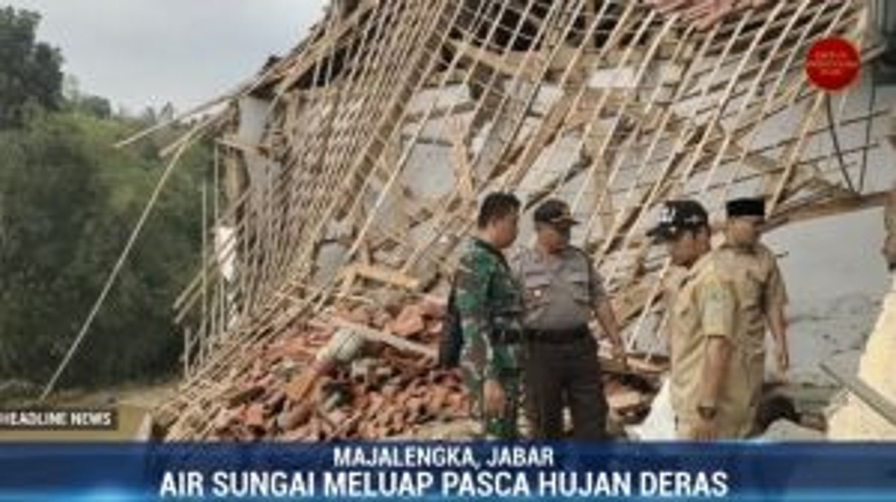 Rumah di Majalengka Hanyut Terseret Banjir
