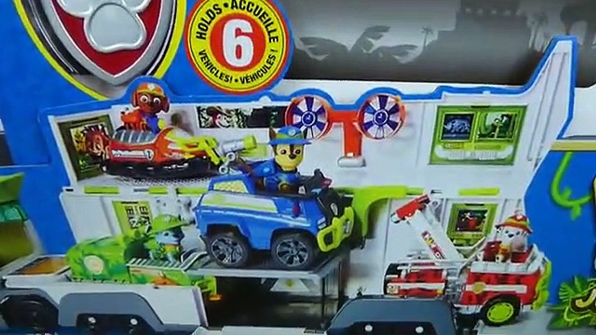 Lots of Paw Patrol Jungle Rescue Jungle Paw Patroller Paw Terrain Vehicle and Pups Car Toys - Vidéo Dailymotion