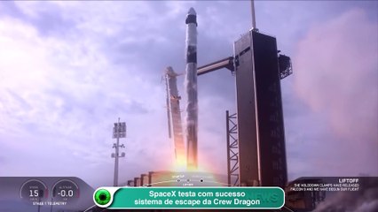 SpaceX testa com sucesso sistema de escape da Crew Dragon