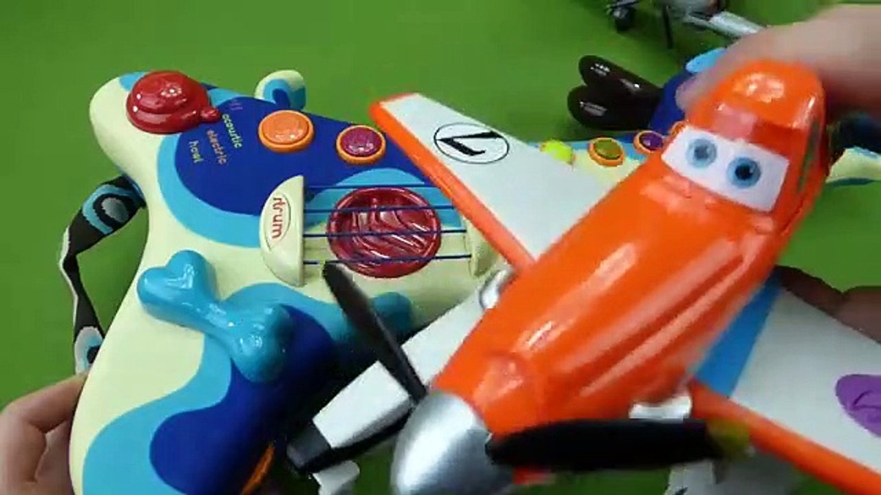 Thrift Store Toy Haul Disney Planes Fire and Rescue Dusty Crophopper B Toys Woofer Guitar and More Toys-