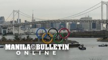 Giant Olympic rings installed in Tokyo Bay ahead of summer games