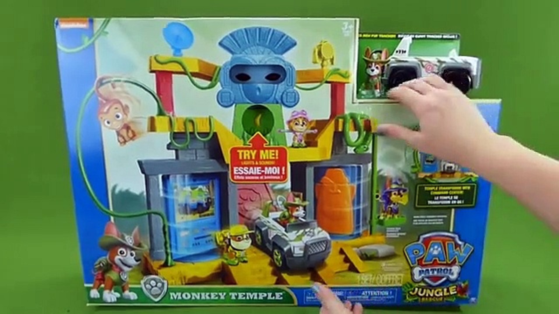 Paw Patrol Jungle Rescue Monkey Temple with Tracker and Mandy Patroller Chase Marshall - Dailymotion