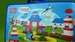 Mega Bloks Thomas and Friends Rescue Center Heroes with Harold, James, Percy, Toby Train Toys Video