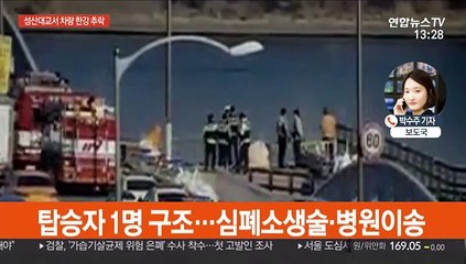 성산대교 SUV 1대 추락…구조 작업 중