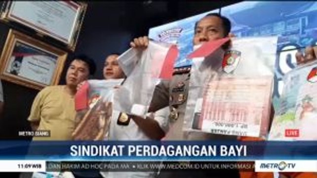Polrestabes Palembang Ungkap Sindikat Perdagangan Bayi