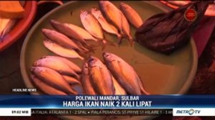 Cuaca Buruk, Harga Ikan di Polewali Mandar Melonjak