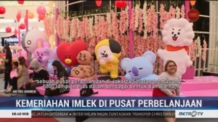 Kemeriahan Imlek di Pusat Perbelanjaan