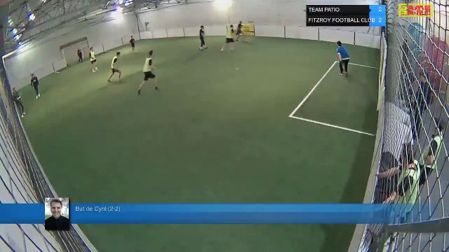 But de Cyril (2-2) - TEAM PATIO Vs FITZROY FOOTBALL CLUB - 20/01/20 21:00 - LIGUE 1