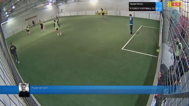 Faute de Cyril - TEAM PATIO Vs FITZROY FOOTBALL CLUB - 20/01/20 21:00 - LIGUE 1 - Poitiers Game Parc