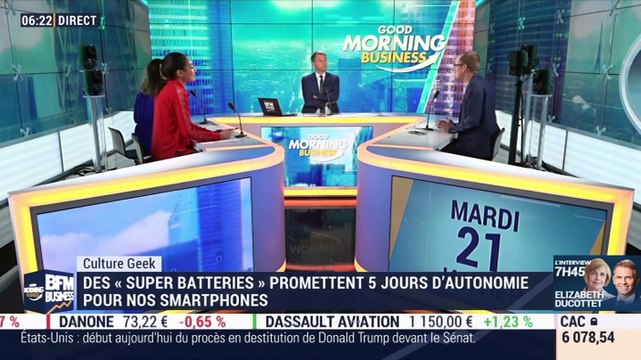 Culture Geek: Des super batteries promettent cinq jours d'autonomie pour nos smartphones, par Anthony Morel - 21/01