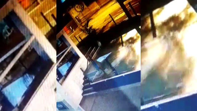 Câmeras de segurança flagram momento do roubo ao veículo Focus na noite de domingo (19) no Centro