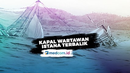 Kapal Rombongan Wartawan Istana Terbalik di Labuan Bajo
