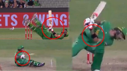 Glenn Maxwell Left Shell-Shocked After "Nasty" Beamer Nearly Takes His Head Off | Maxwell | BBL