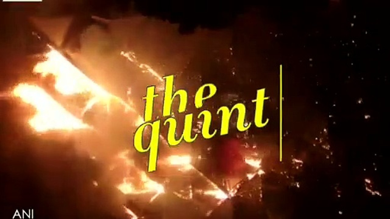 Massive Fire Breaks Out at Surat Market, At Least 60 Fire Tenders on The Spot