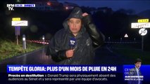 Tempête Gloria: la pluie cause de grosses inondations à Cerbère, dans les Pyrénées-Orientales