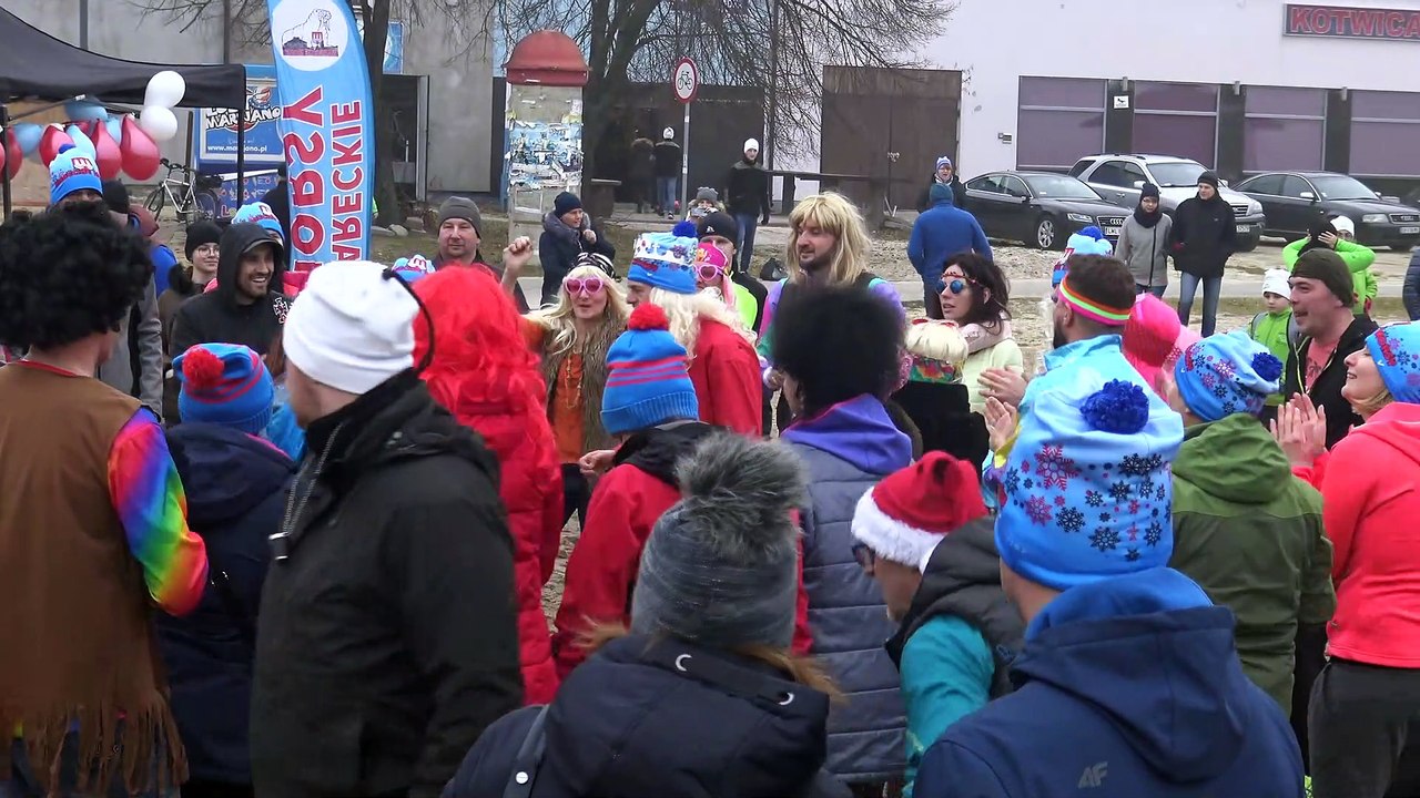 Jez.Białe, Okuninka, morsowanie 19.01.2020