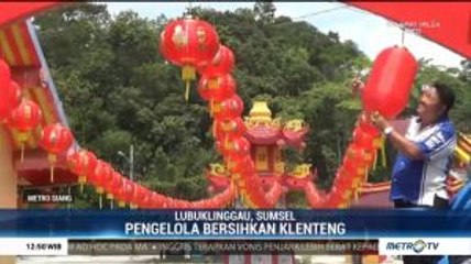 Persiapan Jelang Tahun Baru Imlek di Klenteng Wie Teng Bio Lubuklinggau