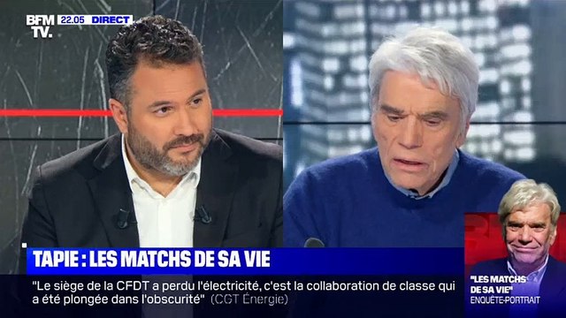 Je n'ai jamais vu une horreur pareille ! : Bernard Tapie flingue le documentaire de BFMTV... sur BFMTV !