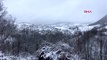 Zonguldak'ın yüksek kesimlerine kar yağdı