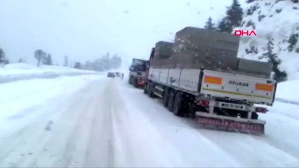 Antalya alacabel'de kar ve tipi etkili oluyor