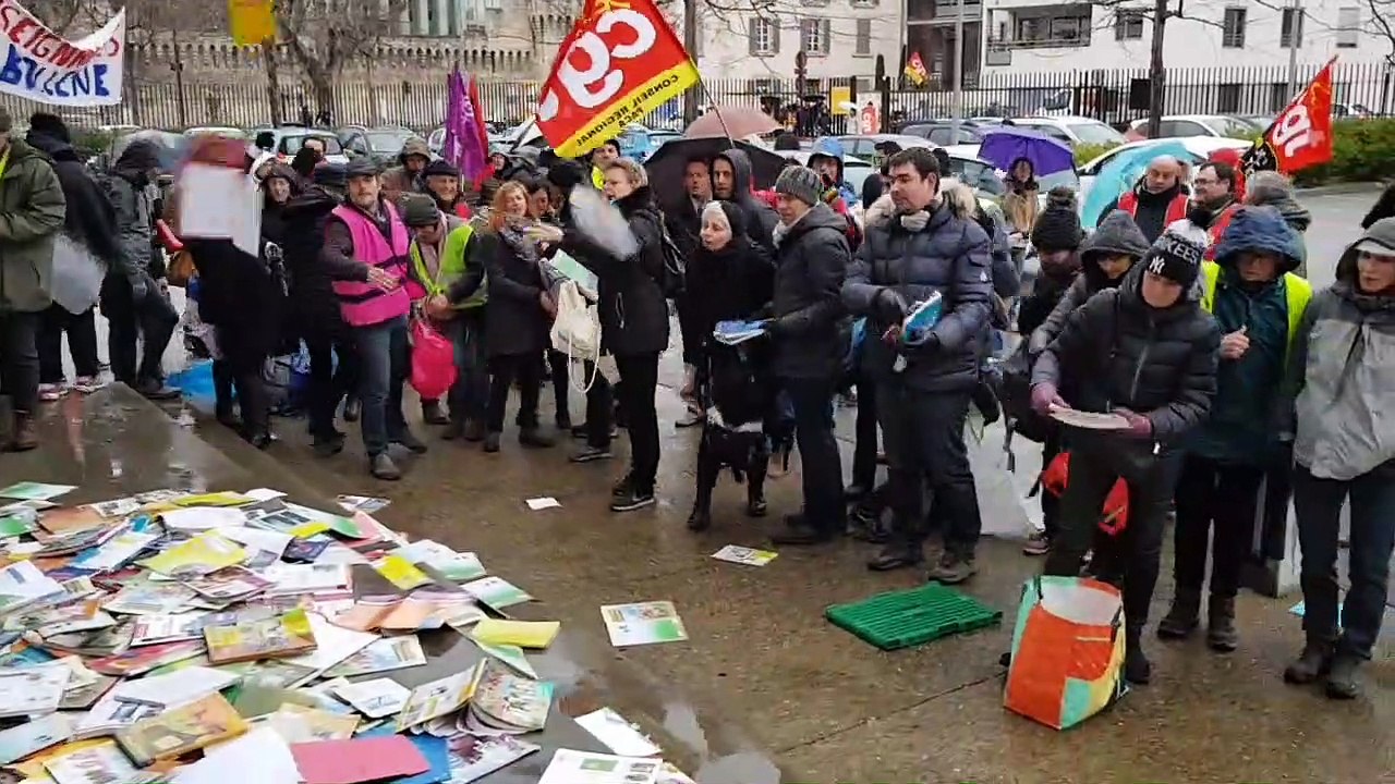 Avignon : manifestation d'enseignants ce mardi matin