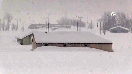 Hakkari'deki bazı köylerde "kar esareti" yaşanıyor