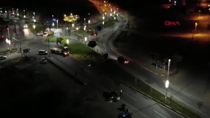 Siirt'te, drone destekli trafik denetimi