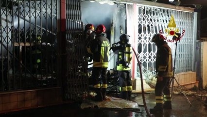 Marostica (VI) - Esplosione e incendio in attività commerciale (21.01.20)