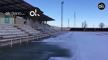 Campo de Las Pistas antes de recibir al Madrid
